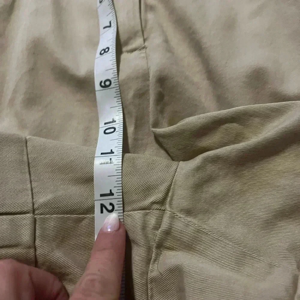 J Crew Shorts Pleated Khaki Chino 4” Inseam NWT Womens Size 16 Cotton - Picture 11 of 11